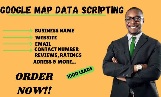 Gig Preview - Scrape google map data for lead generation, b2b data extraction