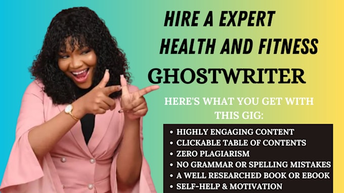 Gig Preview - Ghostwrite health, fitness and medical ebook, self improvement and physiotherapy