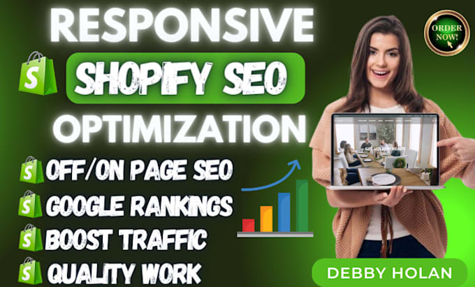 Gig Preview - Do a profitable shopify SEO responsive shopifiy optimization shopify cro audit