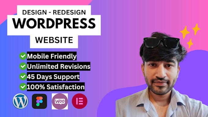 Gig Preview - Build wordpress website from scratch