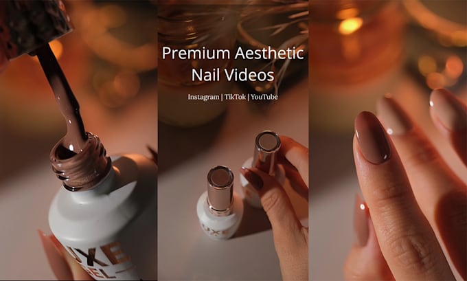 Gig Preview - Create professional videos showcasing your nail products