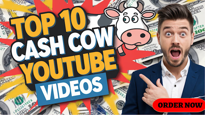 Gig Preview - Create automated cash cow videos, youtube automation channel SEO management