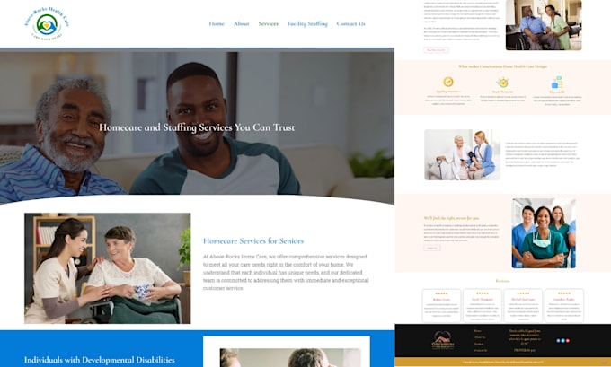 Gig Preview - Do healthcare staffing agency website, medical website, home care website