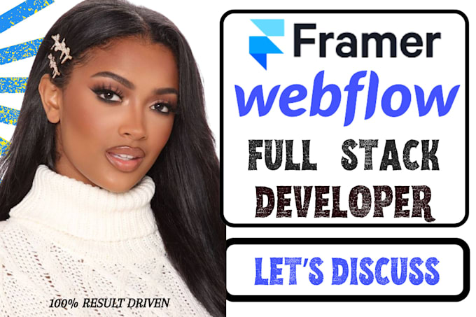 Gig Preview - Develop, update, fix, redesign webflow website, figma to framer, webflow expert