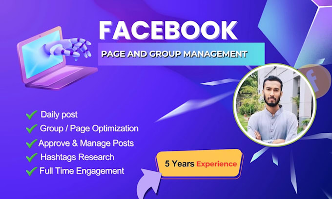 Bestseller - professionally manage your facebook group and page