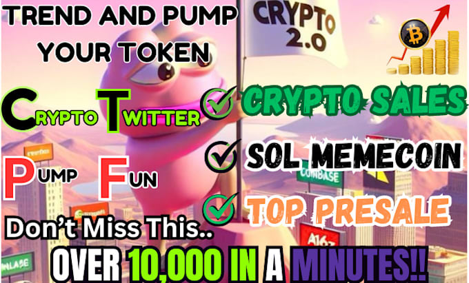 Gig Preview - Pump your sol, crypto gaming, web3, ico, nft, referral link, telegram promotion