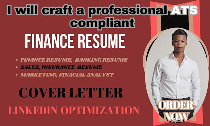 Gig Preview - Write finance resume writing, sales resume, marketing resume, banking resume