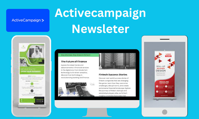 Gig Preview - Setup activecampaign newsletter with email marketing