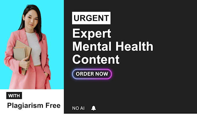 Bestseller - write expert mental health blogs with in depth research