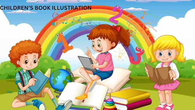 Gig Preview - Do children book illustration and kids story book illustration