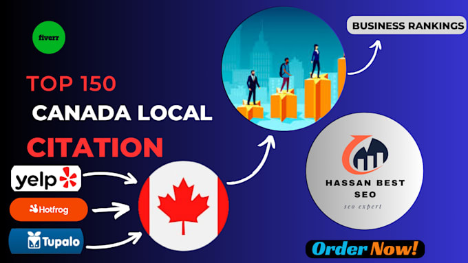 Gig Preview - Do top 150 canada local citations and directory submission