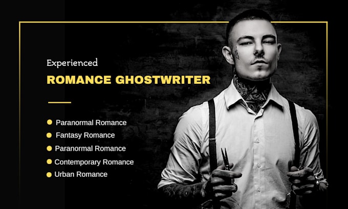 Gig Preview - Write romance novel or short story in any subgenre