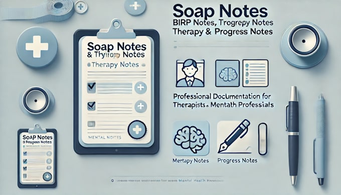 Gig Preview - Provide soap, birp, therapy, and progress notes in mental health