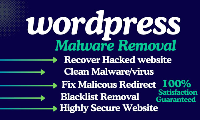 Gig Preview - Expert wordpress malware removal and security fix protect your site now