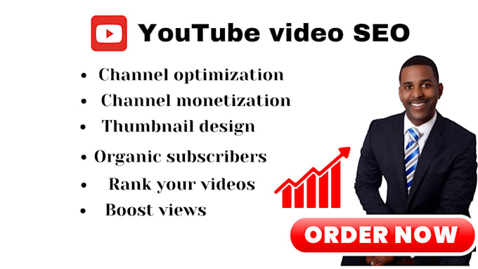 Gig Preview - Do youtube video SEO optimization to grow your channel visibilities