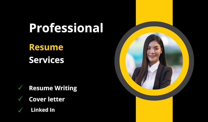 Gig Preview - Write your resume,CV,cover letter and optimize linkedin