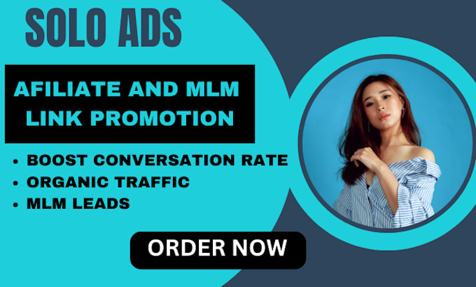 Gig Preview - Do mlm sales funnel, mlm promotion, mlm marketing, mlm leads, solo ads