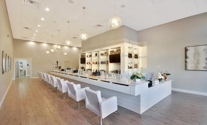 Gig Preview - Design fast and stunning hair salon, skincare and spa interior and exterior