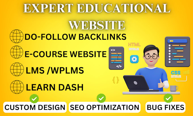 Bestseller - educational website lms and wplms website  e course website learn dash website