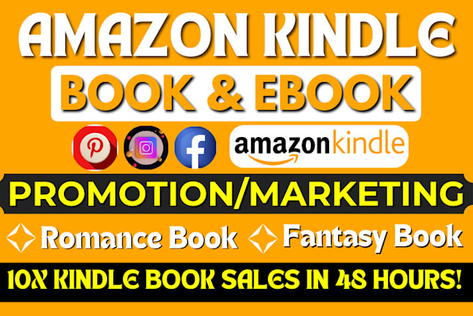 Gig Preview - Do amazon kindle book promotion, children book, book and ebook marketing kdp ads