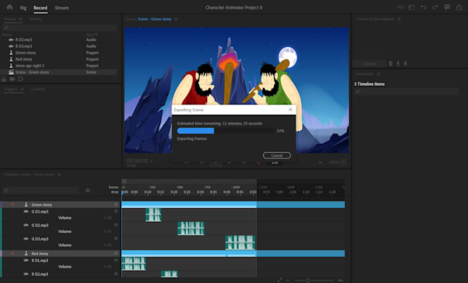 Gig Preview - Create shocking adobe character animator puppet for you