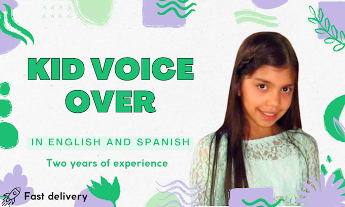 Gig Preview - Record your kid voice over in english and spanish