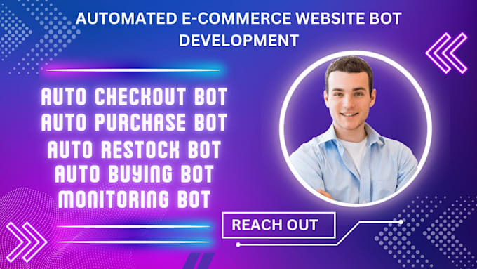 Gig Preview - Develop custom auto checkout bot, auto buying bot, auto purchase bot,monitor bot