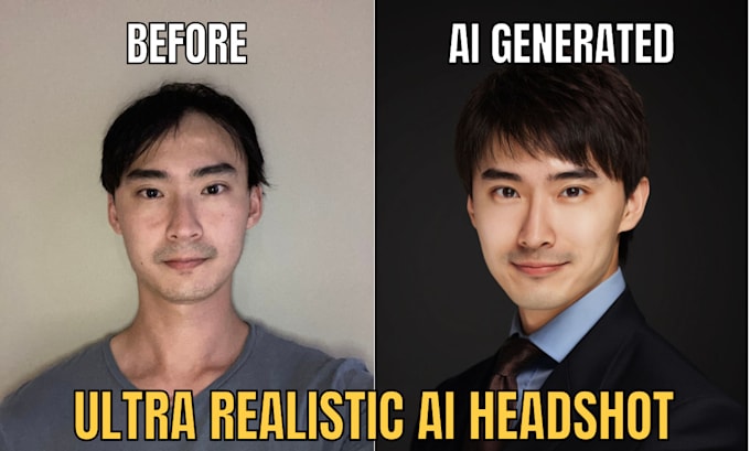 Gig Preview - Create ai linkedin headshots that will get you hired