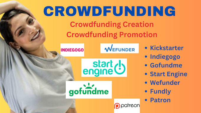 Gig Preview - Promote your crowdfunding campaign kickstarter gofundme indiegogo fundraising