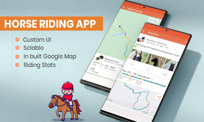 Gig Preview - Create a horse riding app like equilab, ridely, and horsepal