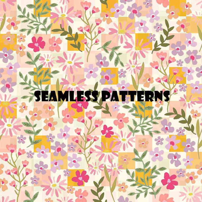 Gig Preview - Design seamless textile patterns for any type of products