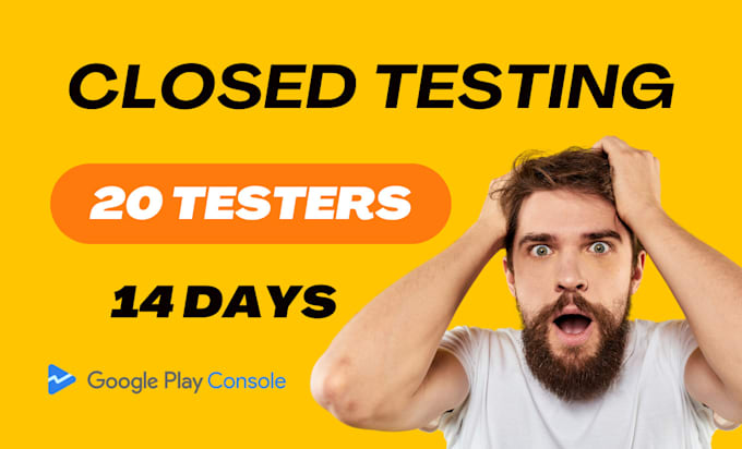 Gig Preview - Provide authentic 20 testers for google play console closed testing