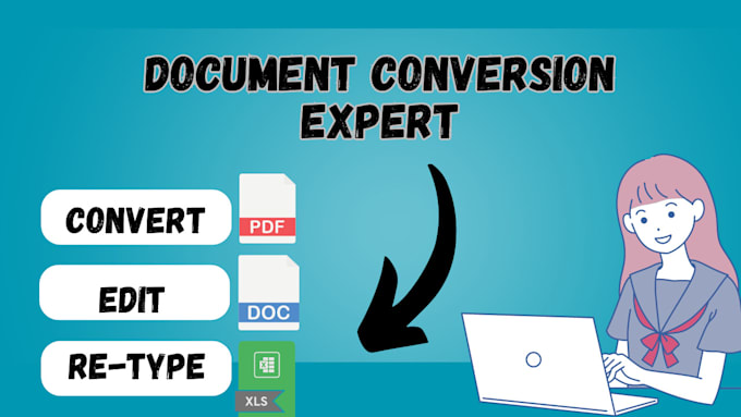 Gig Preview - Provide document typing,rewriting,retyping,editing service