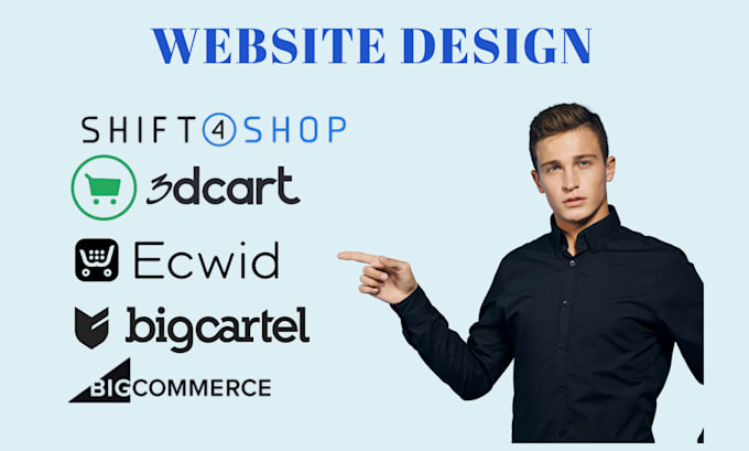 Gig Preview - Do shift4shop ecwid store big cartel and big commerce website