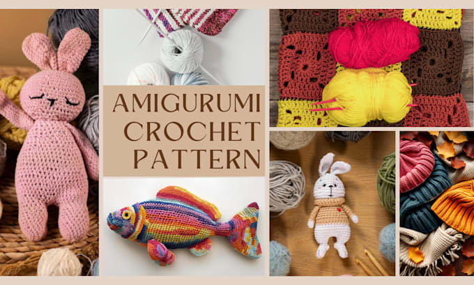 Gig Preview - Write a detailed step by step amigurumi crochet pattern with photo for etsy shop