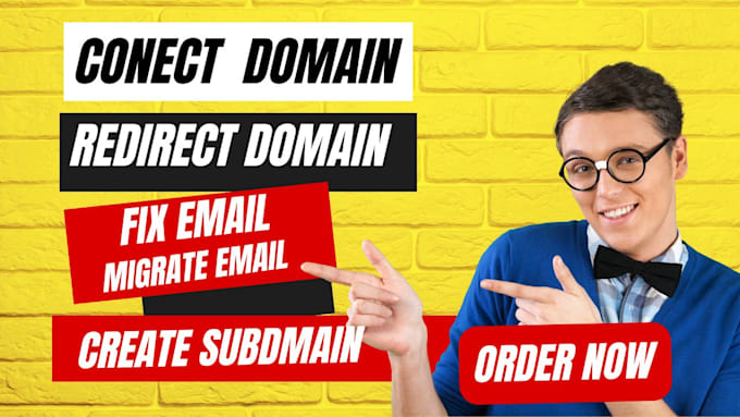 Gig Preview - Connect,redirect,fix domain or sudomain fix or migrate email of any website asap