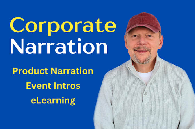 Gig Preview - Deliver your corporate narration voice over