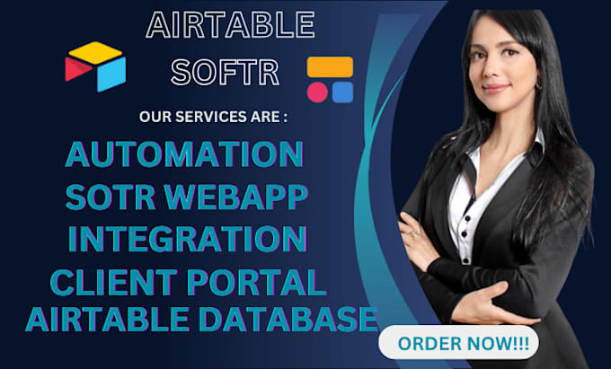 Gig Preview - Do softr webapp, airtable database design, airtable automation