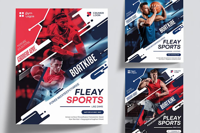 Gig Preview - Create stunning custom posters for football, basketball, gym, yoga, and events