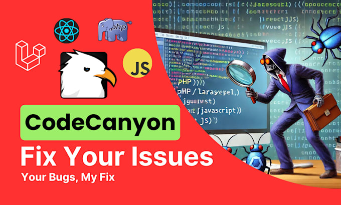 Gig Preview - Fix your codecanyon script bugs and issues