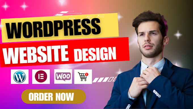 Gig Preview - Do website development, web design services using wordpress