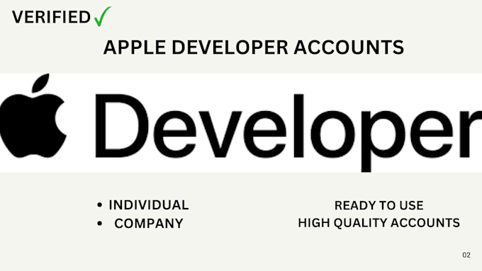 Gig Preview - Create apple developer individual account for you