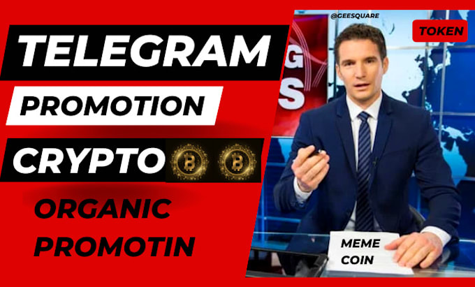 Gig Preview - Promote crypto coin crypto telegram promotion solana meme coin presale crypto