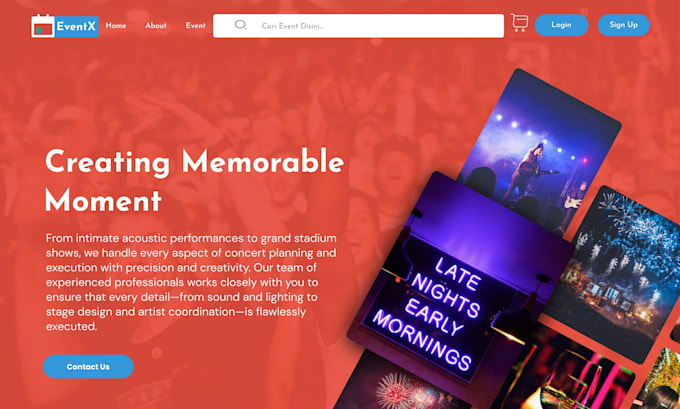 Gig Preview - Create event ticket website, party rental 360 photo booth online booking website