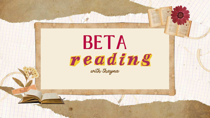 Gig Preview - Do beta reading for you