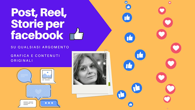 Gig Preview - Scrivo post, creo reel e stories per pagine facebook su qualsiasi argomento