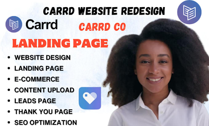 Gig Preview - Design carrd website, carrd landing page carrd co pagecloud sales funnel