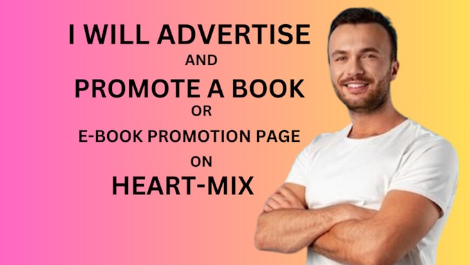 Gig Preview - Do advertise and promote a book or ebook promotion page on heart mix