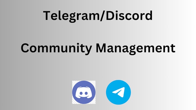 Bestseller - do discord telegram community management discord telegram mass dm