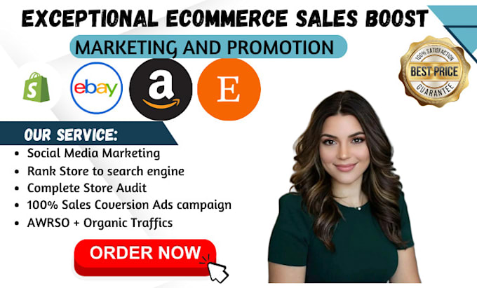 Gig Preview - Etsy, ebay promotion exceptional sales boost shopify marketing sales funnel